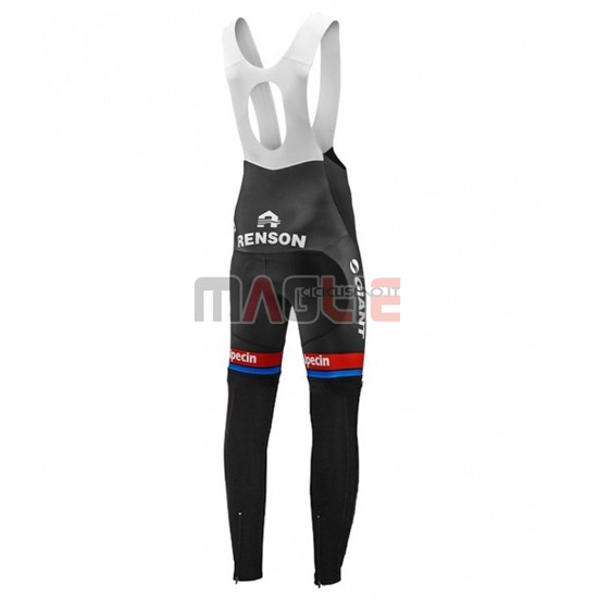 Maglia Giant manica lunga 2016 nero e rosso